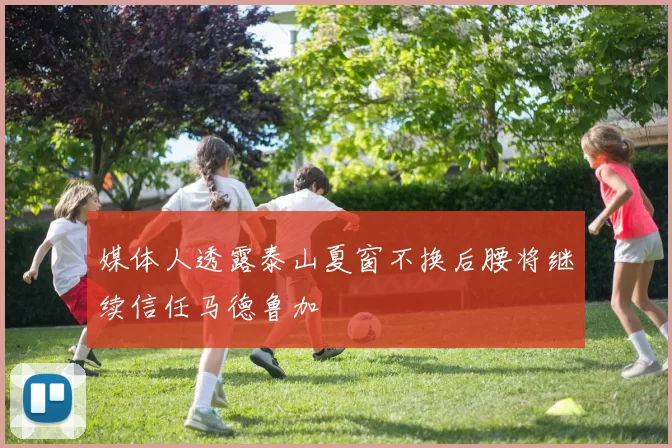 媒体人透露泰山夏窗不换后腰将继续信任马德鲁加