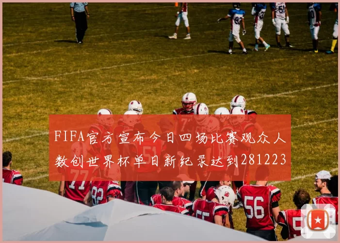 FIFA官方宣布今日四场比赛观众人数创世界杯单日新纪录达到281223人
